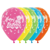 Ballonnen Happy Birthday Tropical